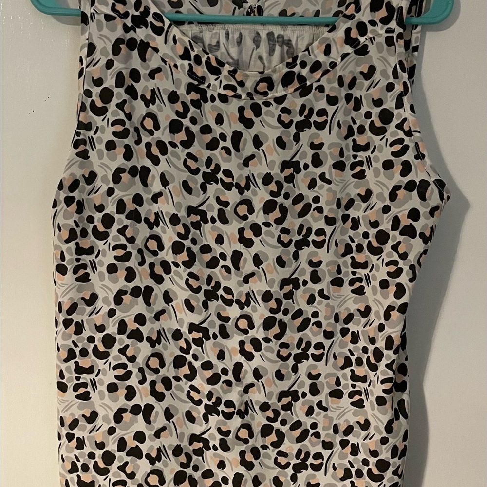 LOFT White Tank Top with Soft Fabric and Relaxed Fit